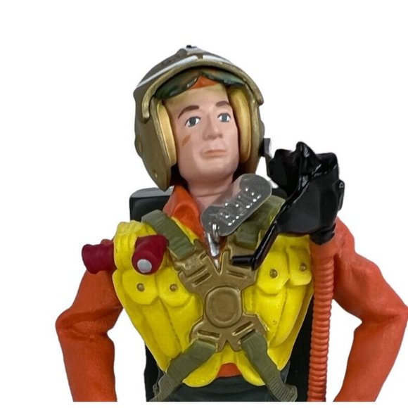 Hallmark Ornament G.I Joe Fighter Pilot Christmas Keepsake 2001 Ken Crow Creator - Picture 3 of 9